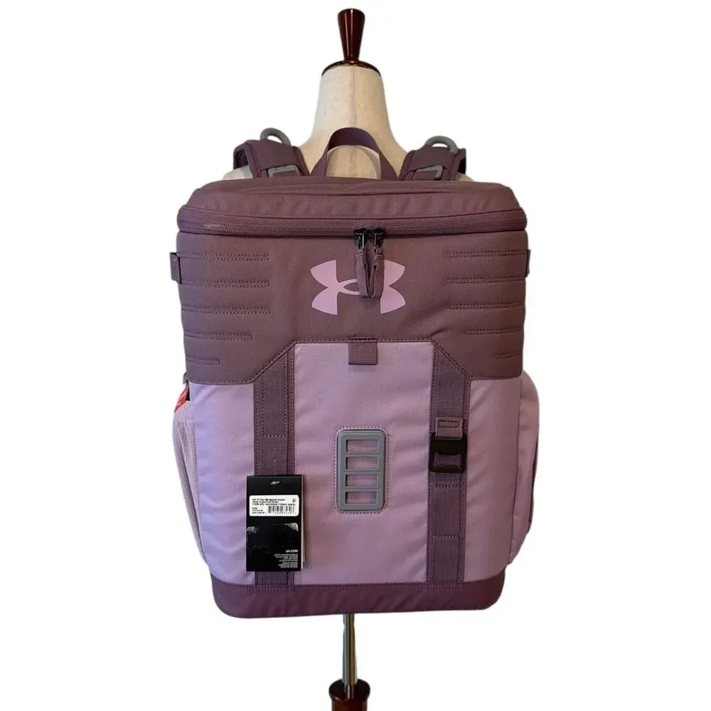 NWT Under Armour UA 25-Can Backpack Cooler, Misty Purple/Fresh Orchid